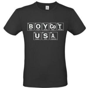 Boycot usa t shirt