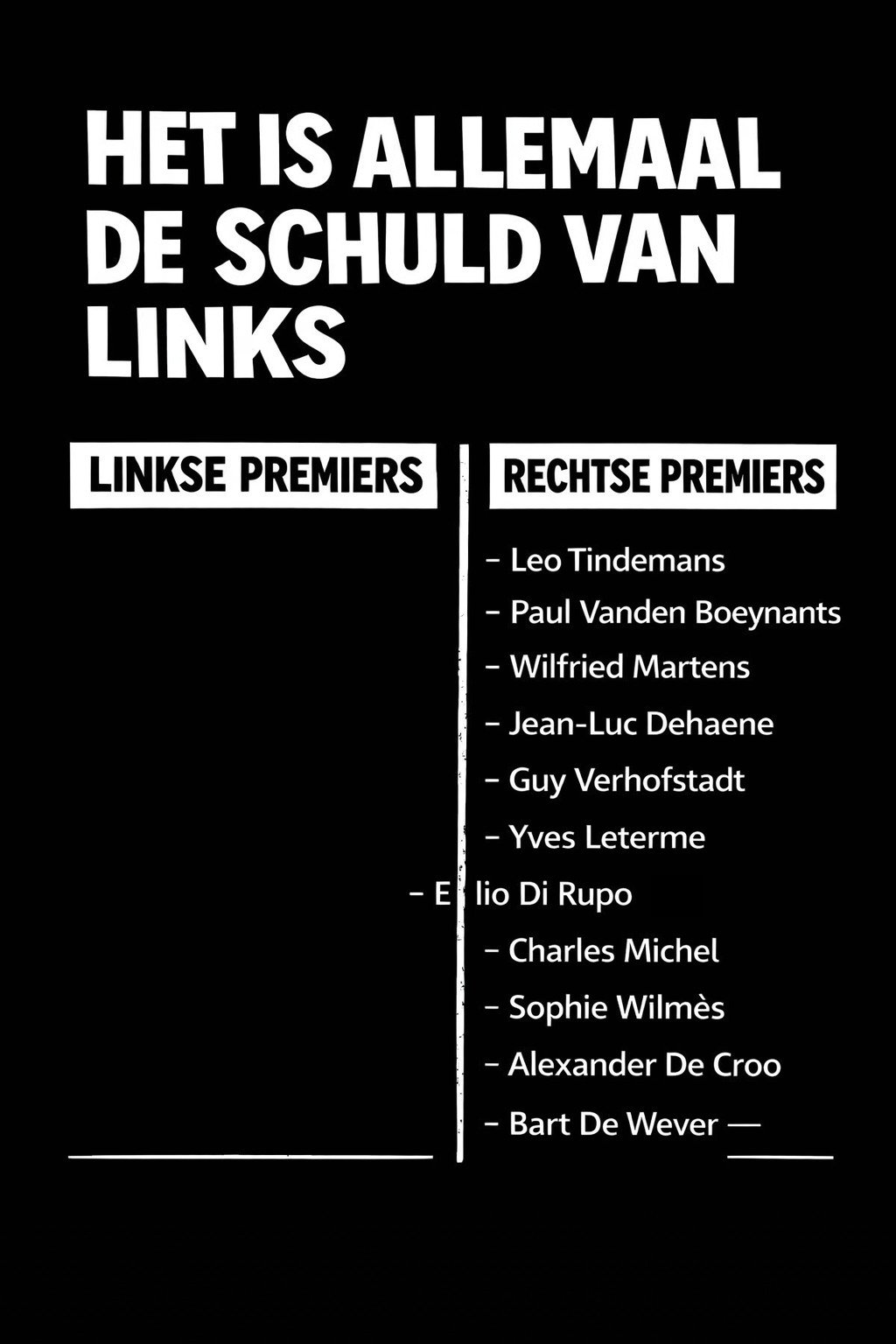 Schuld van links t-shirt - Afbeelding 2