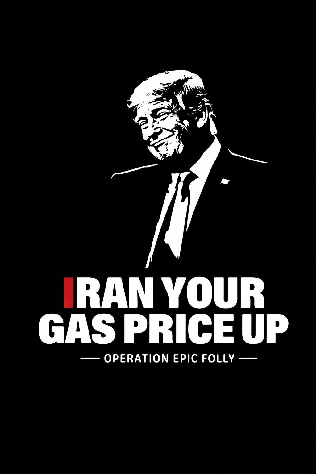 Iran your gas price up t-shirt - Afbeelding 2