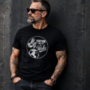 o nee een woke t-shirt