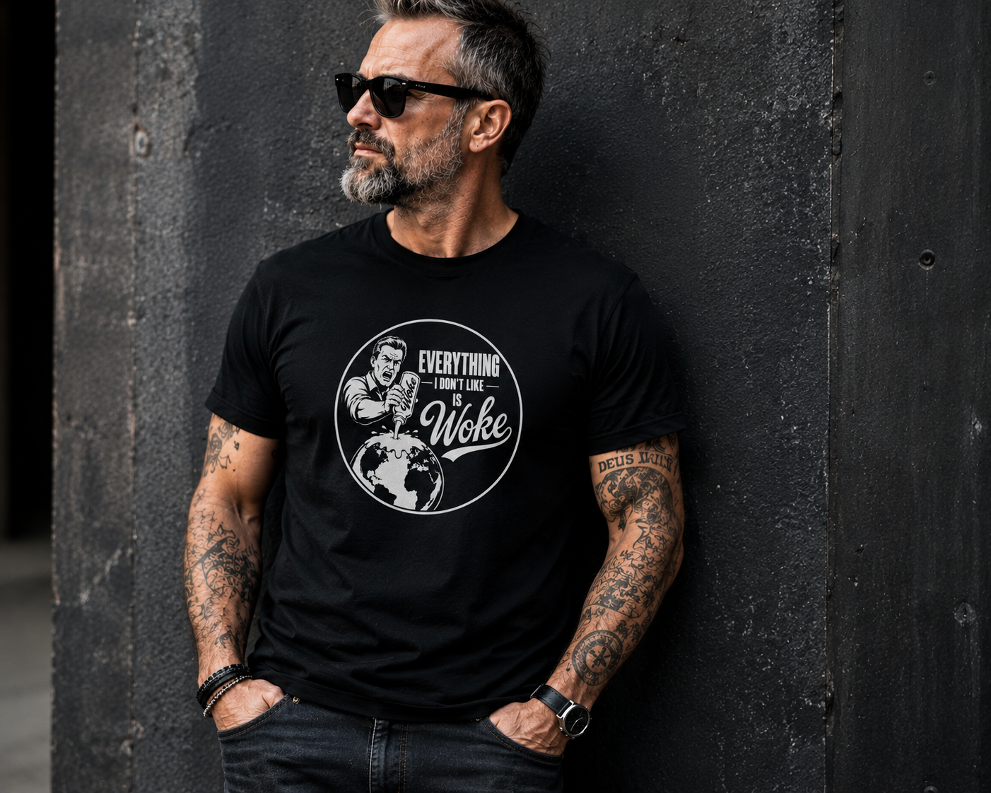o nee een woke t-shirt
