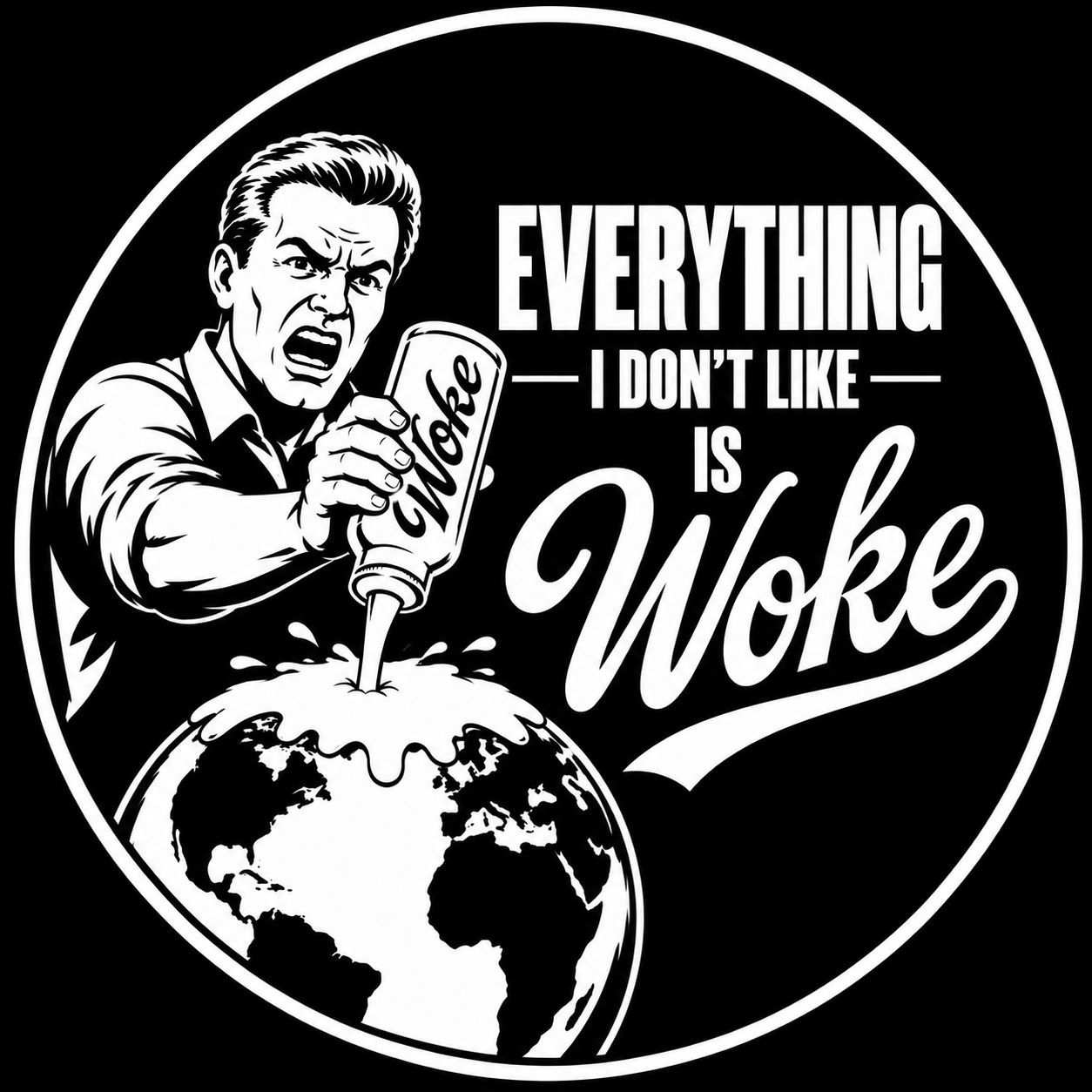 o nee een woke t-shirt - Afbeelding 2